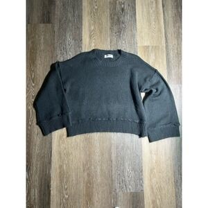 Size large Oversized grey Double Zero sweater with a relaxed fit Oversized